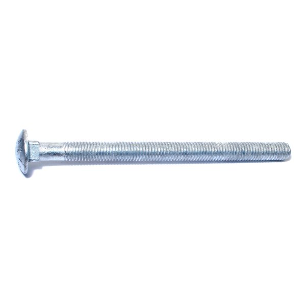 Midwest Fastener 1/2"-13 x 7" Hot Dip Galvanized Grade 2 / A307 Steel Coarse Thread Carriage Bolts 25PK 05529